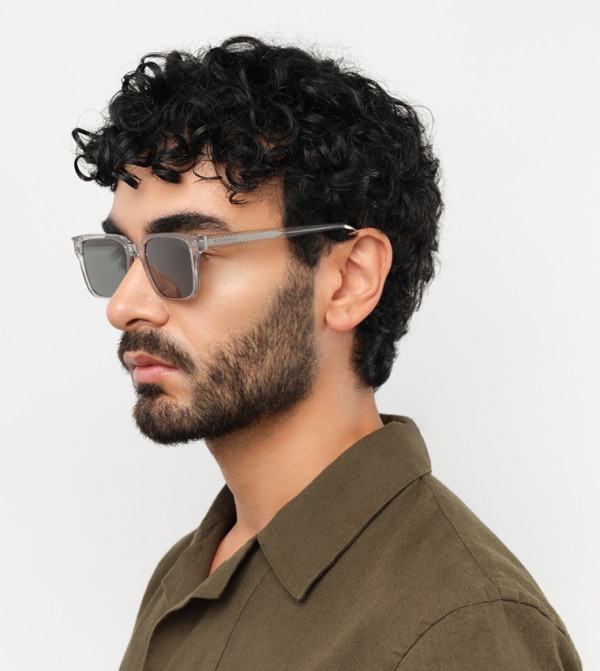 30 سندايز  نظارات شمسية - شفاف Square Sunglasses