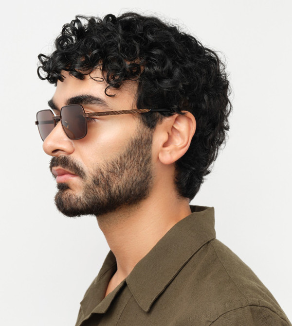 30Sundays 30Sundays - Brown Square Sunglasses