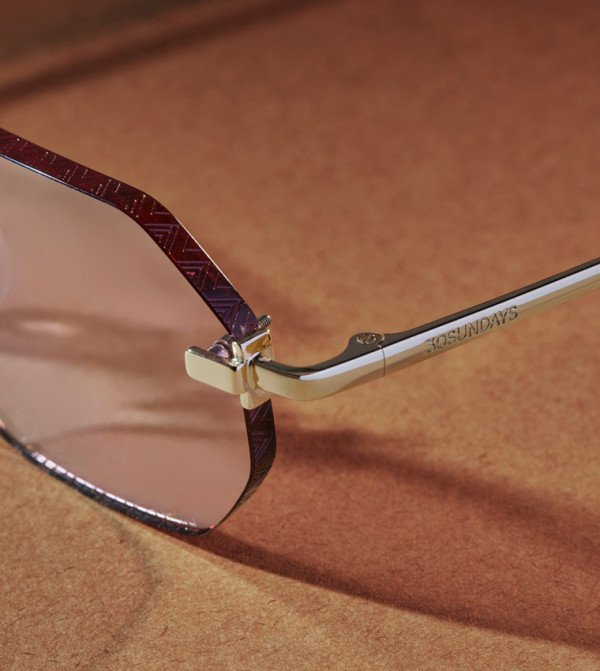 30Sundays  Retro Sunglasses - Gold undefined
