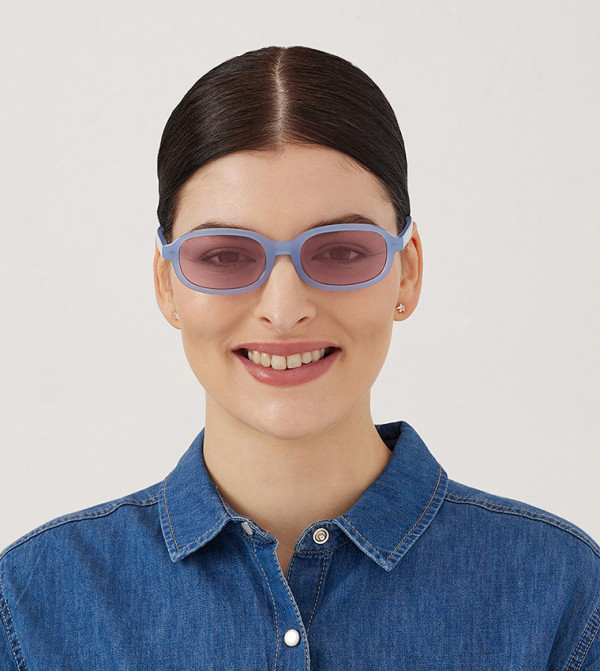 BlackOut BlackOut - Blue Square Sunglasses