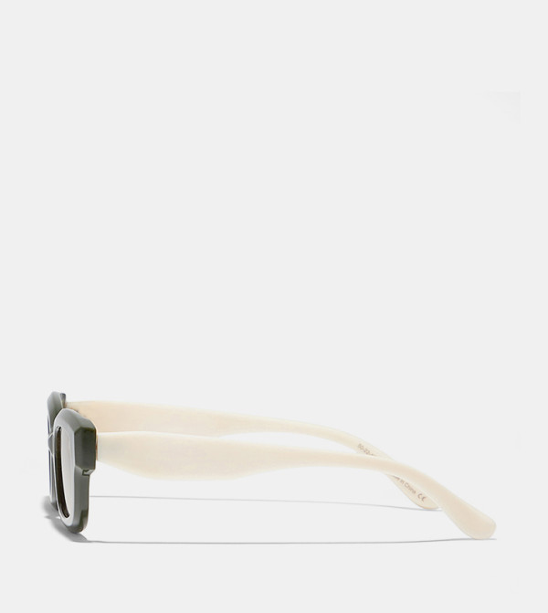 بلاك أوت بلاك أوت - أخضر Square Sunglasses