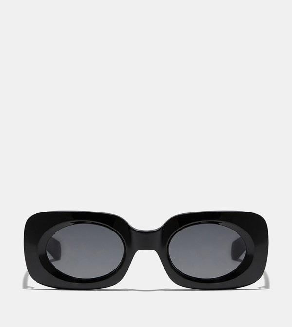 BlackOut  Square Sunglasses - Black Square Sunglasses