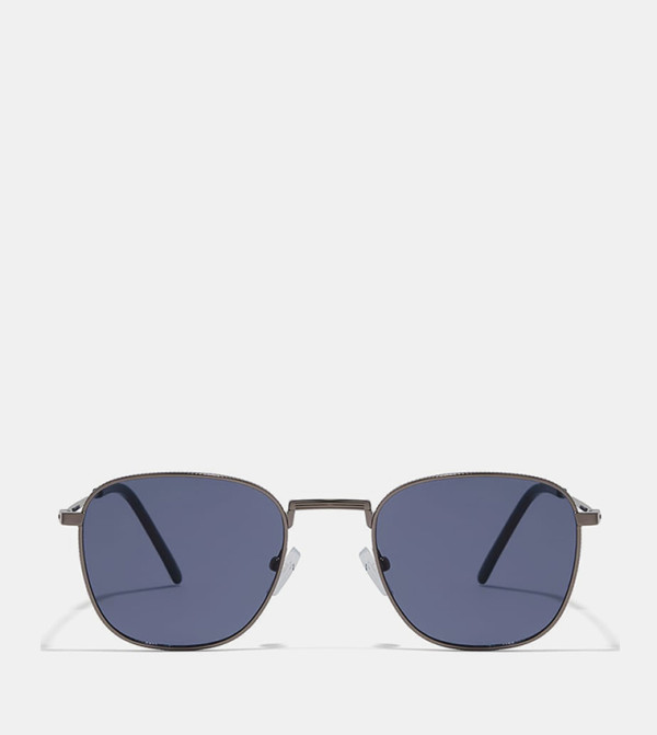 BlackOut  Sunglasses - Grey Square Sunglasses