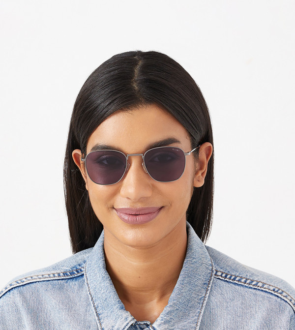BlackOut  Sunglasses - Grey Square Sunglasses