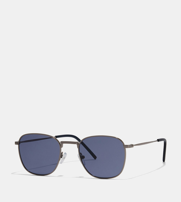 BlackOut  Sunglasses - Grey Square Sunglasses
