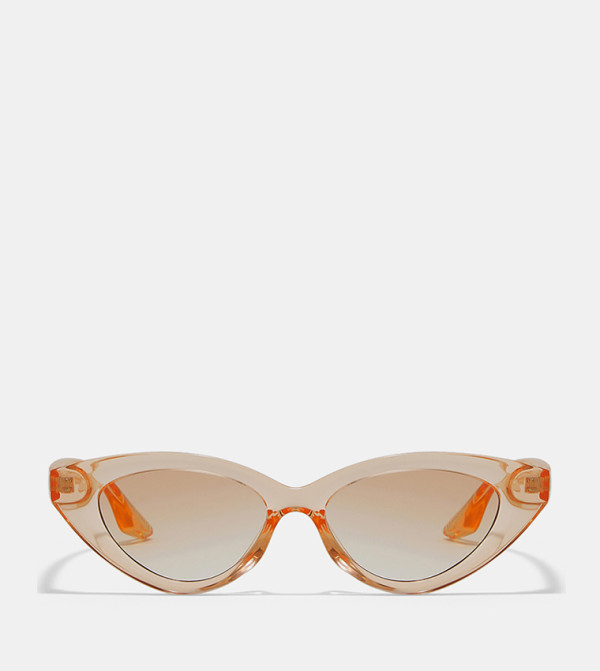 BlackOut  Cat Eye Sunglasses - Orange Cat Eye Sunglasses