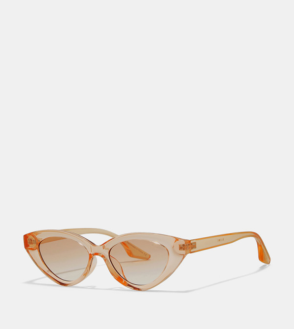 BlackOut  Cat Eye Sunglasses - Orange Cat Eye Sunglasses