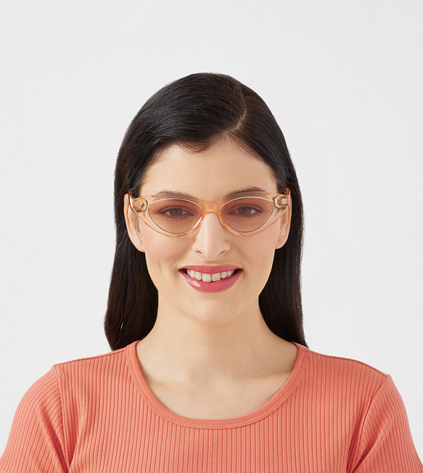 BlackOut  Cat Eye Sunglasses - Orange Cat Eye Sunglasses