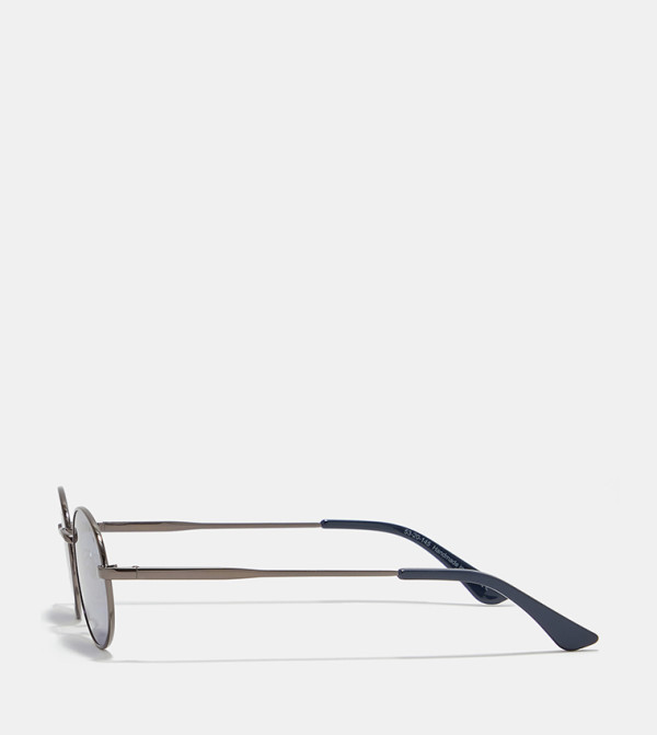 بلاك أوت بلاك أوت - رمادي Round Sunglasses