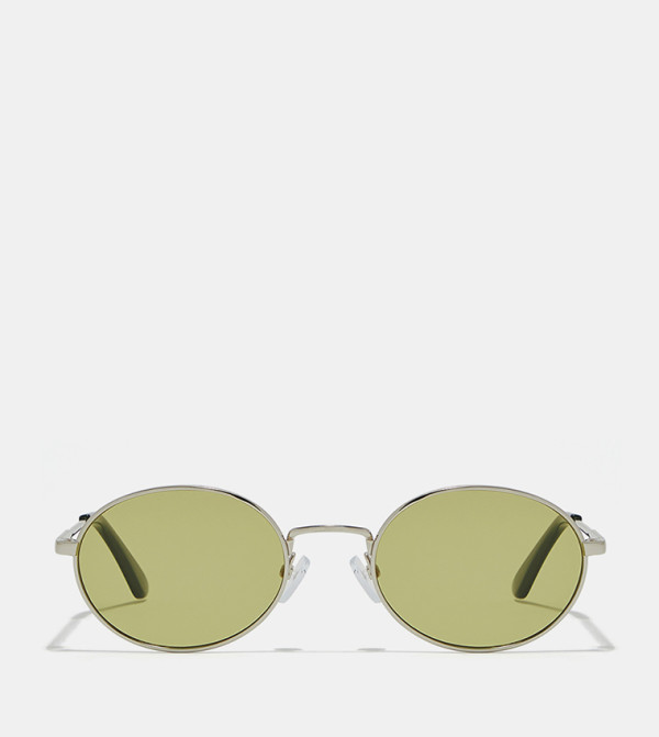 بلاك أوت بلاك أوت - فضي Round Sunglasses