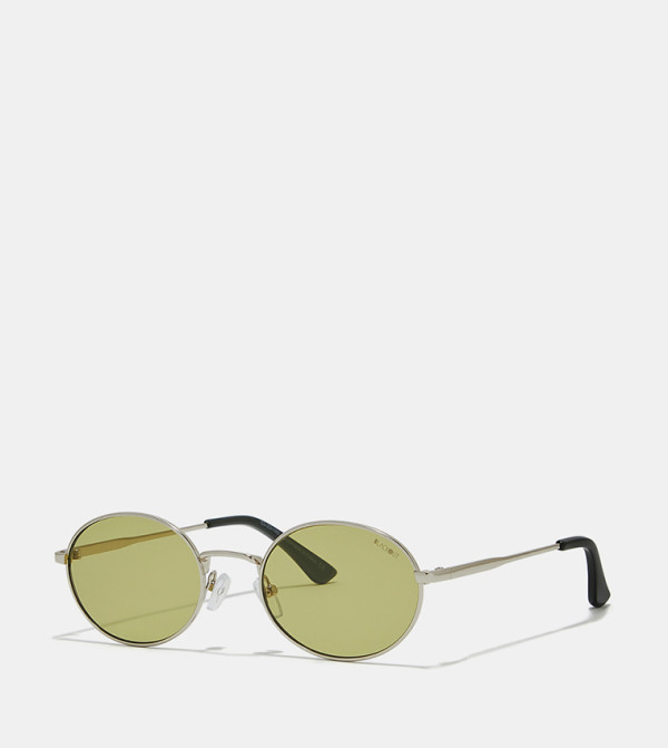 بلاك أوت بلاك أوت - فضي Round Sunglasses