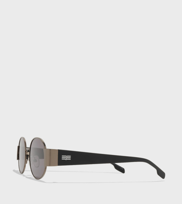 BlackOut  Round Sunglasses - Grey undefined