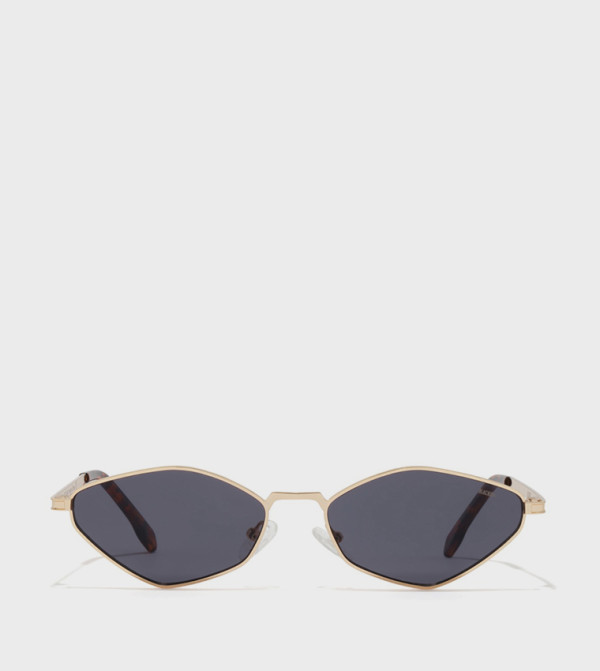 BlackOut  Retro Sunglasses - Gold undefined
