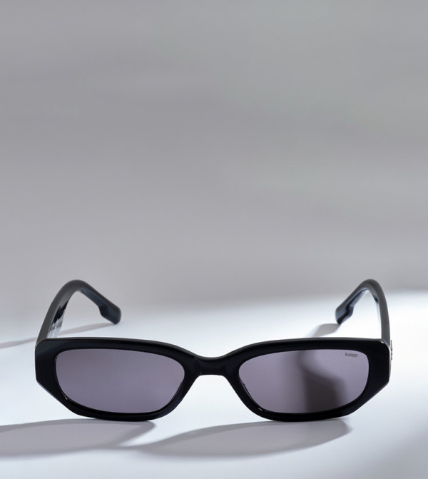 BlackOut  Retro Sunglasses - BLACK undefined