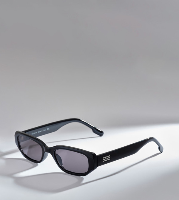 BlackOut  Retro Sunglasses - BLACK undefined