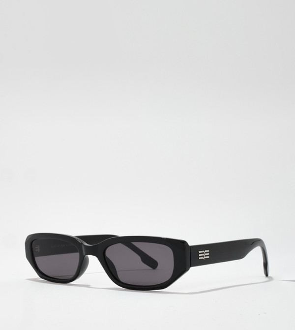 BlackOut  Retro Sunglasses - BLACK undefined