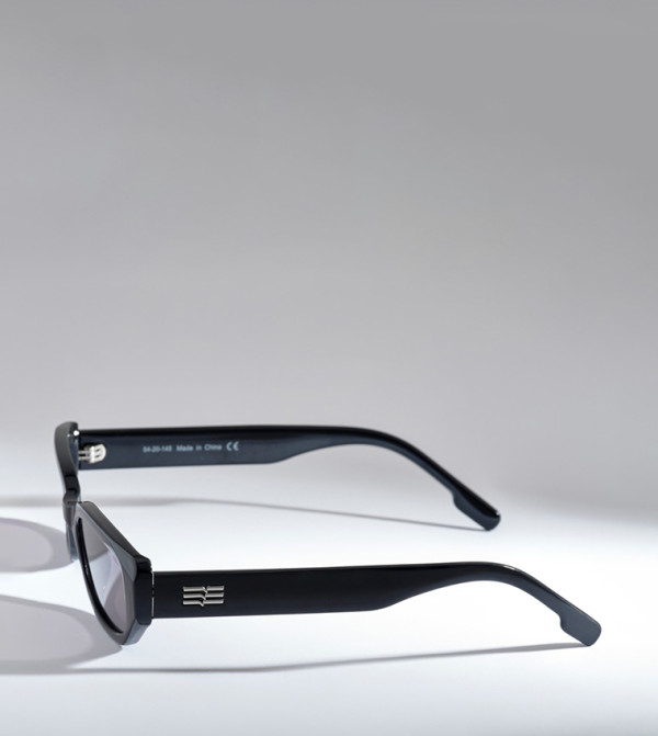 BlackOut  Retro Sunglasses - BLACK undefined