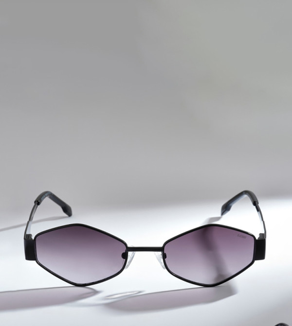BlackOut  Retro Sunglasses - BLACK undefined