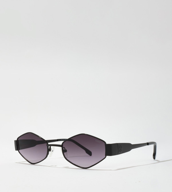 BlackOut  Retro Sunglasses - BLACK undefined