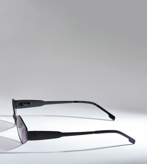 BlackOut  Retro Sunglasses - BLACK undefined
