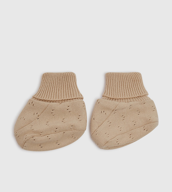 BABIES & MORE Booties - Brown Booties