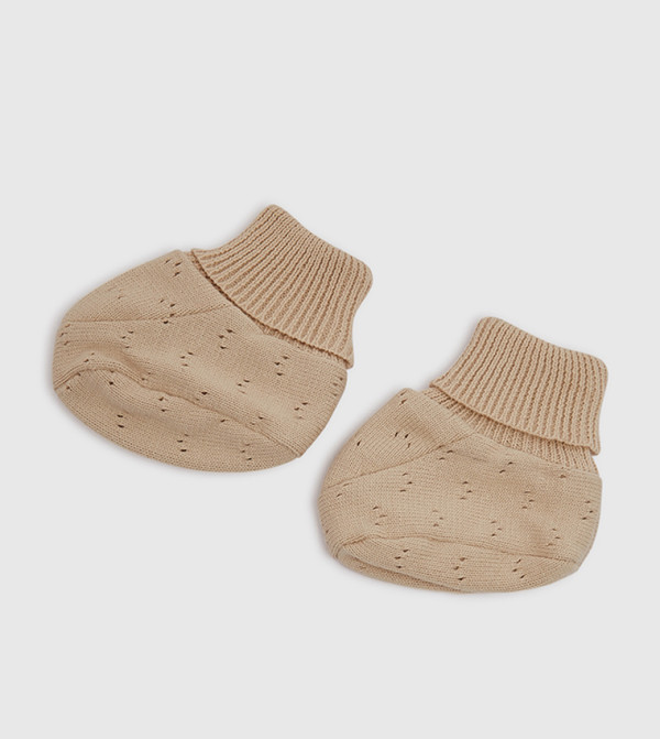 BABIES & MORE Booties - Brown Booties