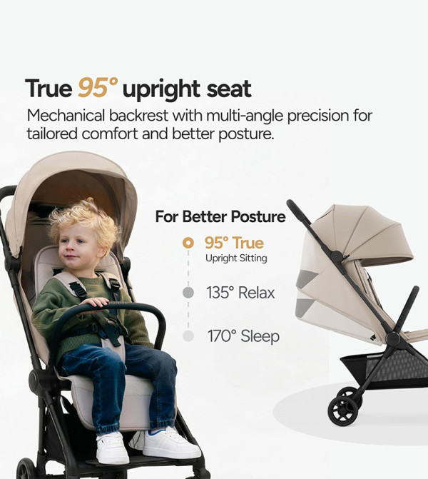 Mompush  Strollers & Travel Systems - Grey Strollers & Travel Systems
