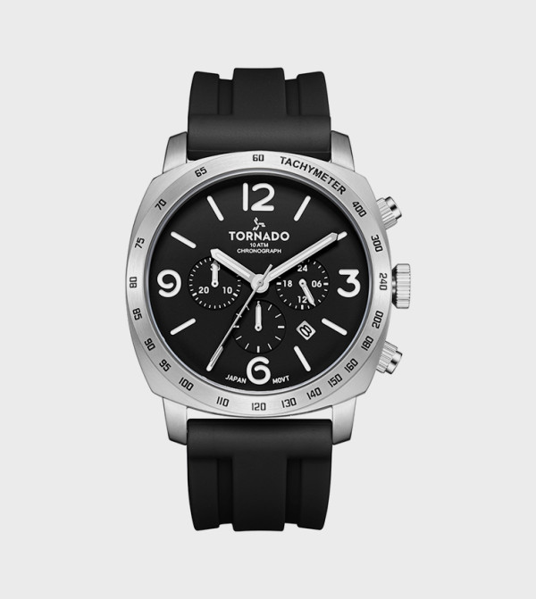 Tornado  - Black Analog Watches