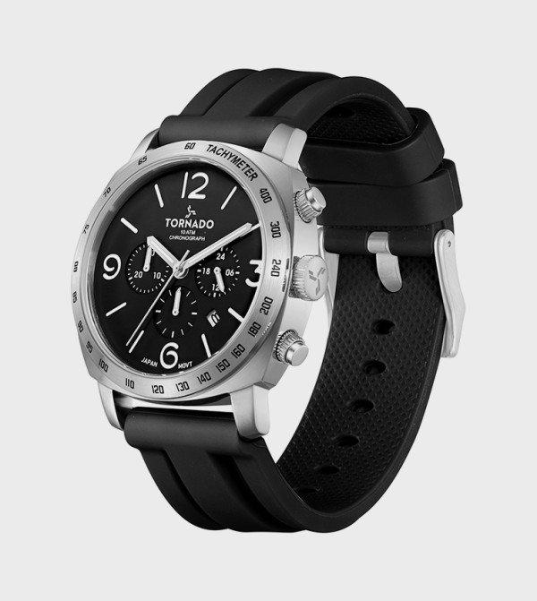 Tornado  - Black Analog Watches