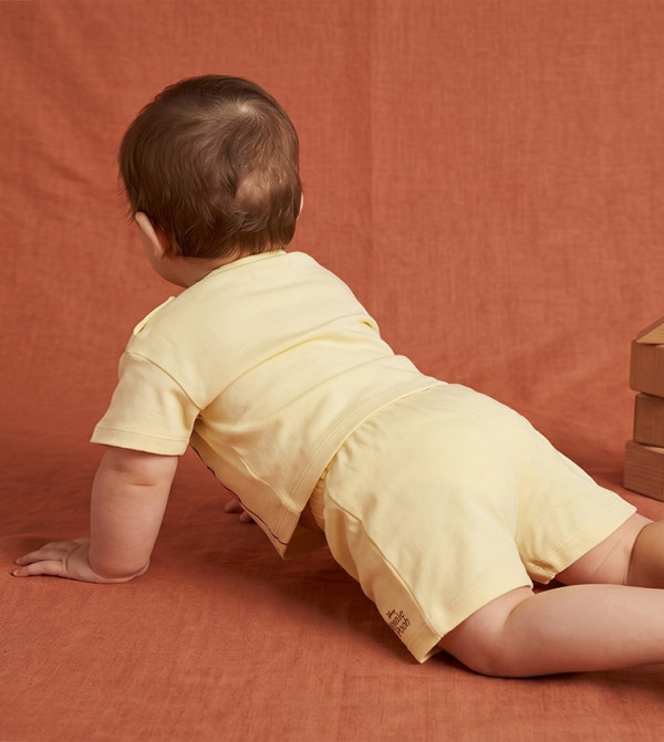 BABIES & MORE  Top & Shorts - Yellow Top & Shorts