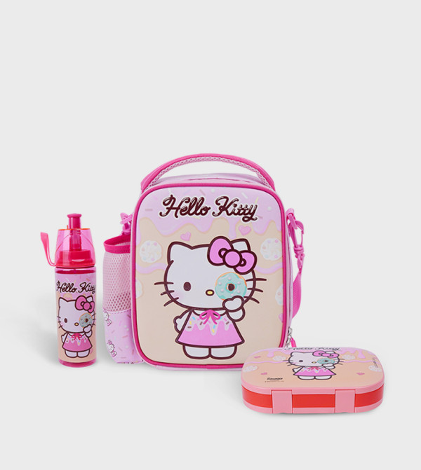 BABIES & MORE  Lunch Bag Set - Pink Lunch Bag Set