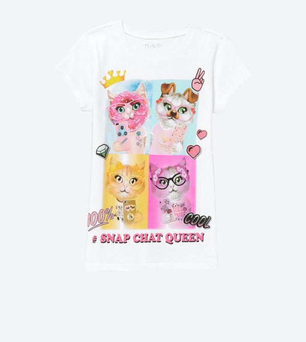 The Children's Place  - White T-shirts