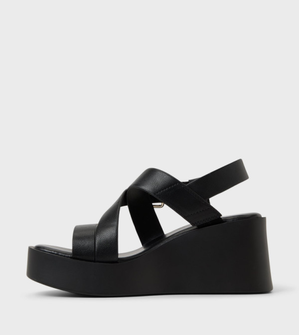 Call it Spring  Wedges - Black Wedges