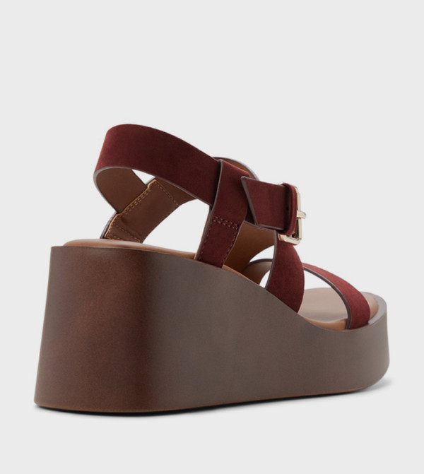 Call it Spring  Wedges - Burgundy Wedges