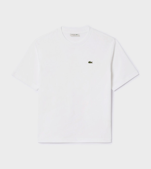 Lacoste Lacoste - White Short Sleeve T-Shirts