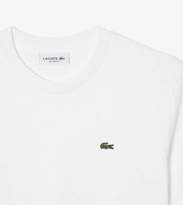 Lacoste Lacoste - White Short Sleeve T-Shirts