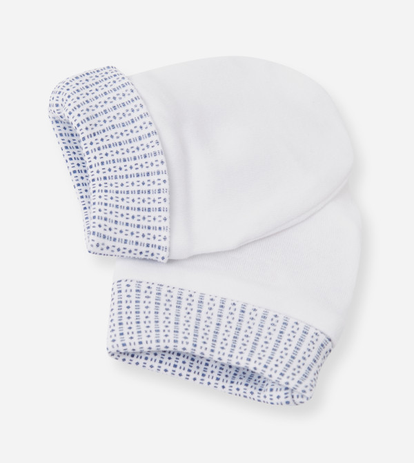 BABIES & MORE  Caps & Mittens - White Caps & Mittens