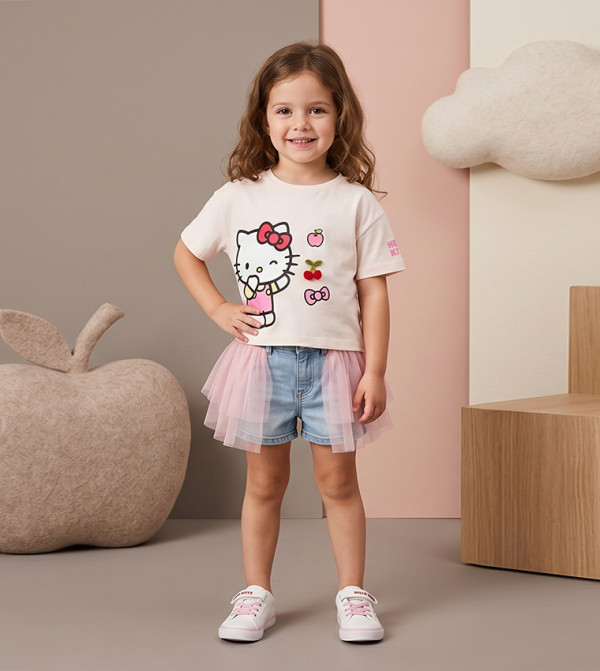 BABIES & MORE  hello kitty - Light Pink T-shirts