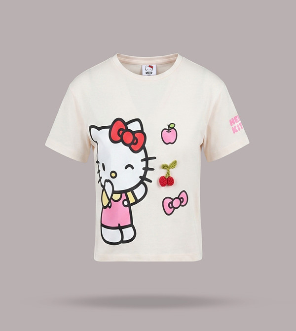 BABIES & MORE  hello kitty - Light Pink T-shirts