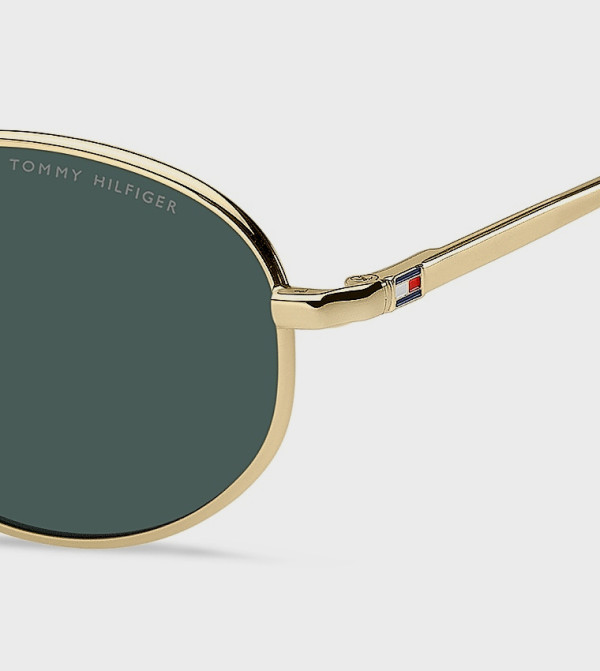 تومي هيلفيغر  نظارات شمسية ريترو - ذهبي undefined