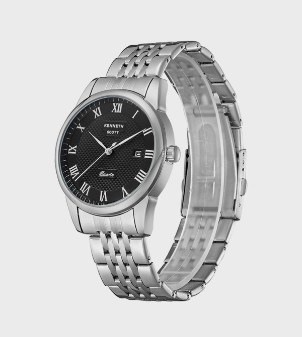 Kenneth Scott  Watches - Silver Analog Watches