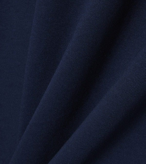 Lacoste  T-Shirts - Navy Round Neck T-Shirts