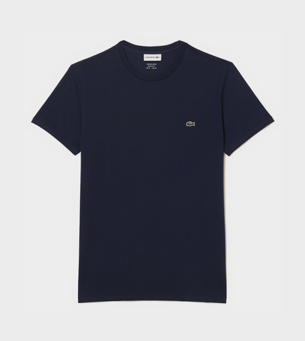 Lacoste Lacoste - Navy Round Neck T-Shirts