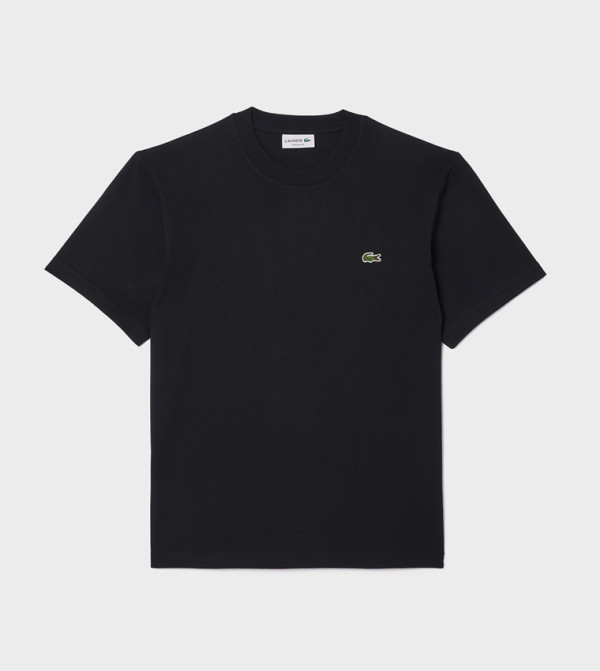 Lacoste Lacoste - BLACK Round Neck T-Shirts