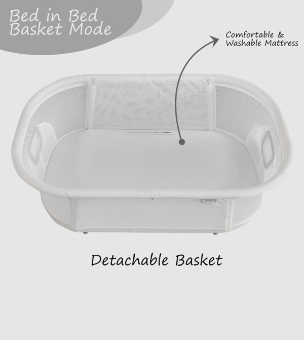 Teknum Teknum - White Baby Cots, Bouncers, Rockers & Cradles