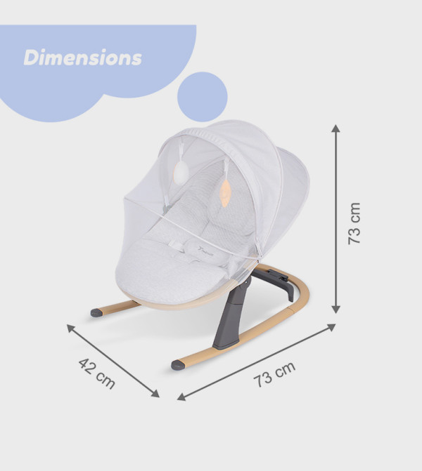 Teknum  Baby Gear - Ivory Baby Cots, Bouncers, Rockers & Cradles