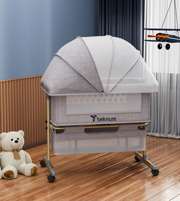 Teknum  Baby Gear - Grey Baby Cots, Bouncers, Rockers & Cradles