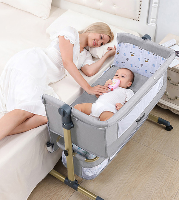 Teknum  Baby Gear - Grey Baby Cots, Bouncers, Rockers & Cradles