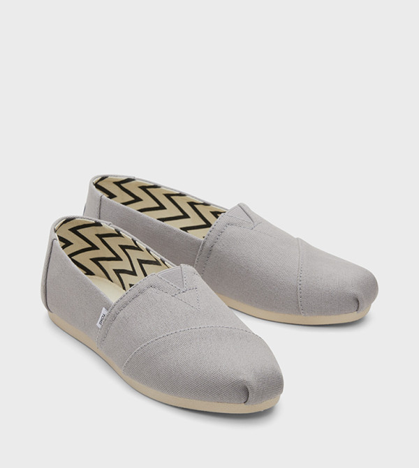 Toms Toms - Grey Casual Slip-ons