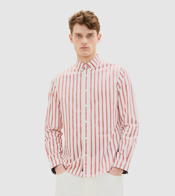 Tom Tailor Tom Tailor - Red Casual Shirts